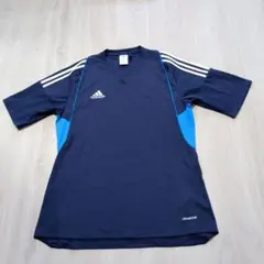 adidas climacool 半袖シャツ ネイビー/ブルー
