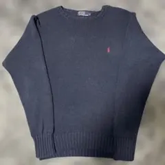 Polo Ralph Lauren コットンニット セーター ネイビー 紺