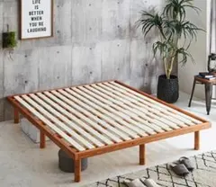 クイーンサイズ すのこベッドフレーム