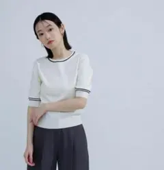 総針ベーシックシリーズ クルーネックニットのサムネイル