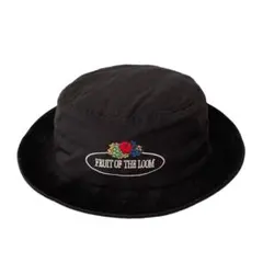 FRUIT OF THE LOOM フルーツオブザルーム ハット 黒帽子 レトロ
