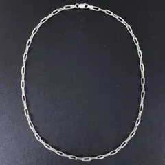 インディアンジュエリー シルバー OLDフック 4mm あずきチェーン 53cm
