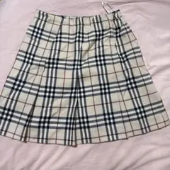 BURBERRY チェック柄 プリーツスカート 140A