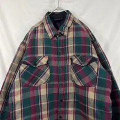 90s dakota 裏キルティング ネルシャツ