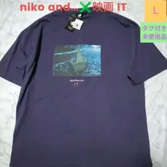タグ付き未使用✨niko and... 映画 IT イット コラボTシャツ　Ｌ