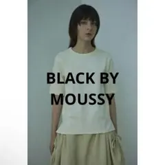 half sleeve t-shirt／ブラック バイ マウジーのサムネイル