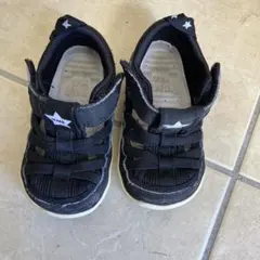 イフミー 水陸両用サンダル　ベビーシューズ スニーカー　14.0 ブラック　黒
