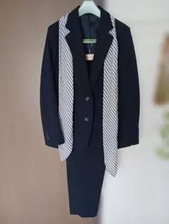 【美品】ユニクロ　ネイビー セットアップ