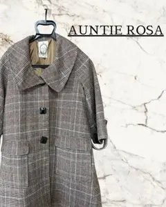 Auntie Rosa チェック柄 チェスターコート 春服