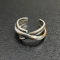 シルバー925 クロス リング 15号 メキシカン 指輪 シンプル レディース