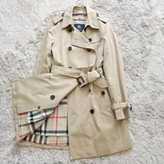 BURBERRY LONDON メガチェック ライナー付き トレンチコート 38