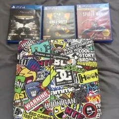 プレステ4本体 ゲームソフト バットマン、スパイダーマン、コールオブデューティーのサムネイル