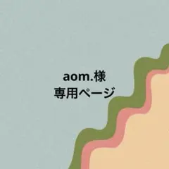 aom.様専用ページ