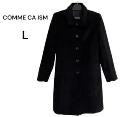 COMME CA ISM コムサイズム レディースブラックコート Lサイズ