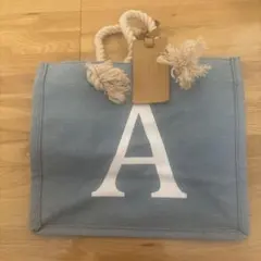 ライトブルー トートバッグ Aデザイン