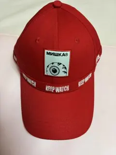 MISHKA KEEP WATCH キャップ レッドのサムネイル