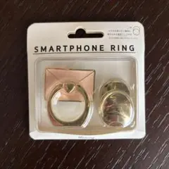 ゴールド スマホリング・バンカーリング セット