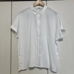ユニクロ　レーヨンブラウス　Lサイズ
