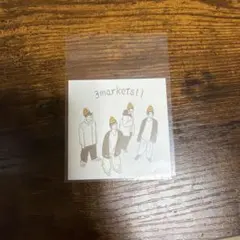 3markets[ ] ステッカー　非売品