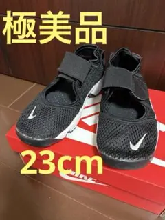 極美品‼️ NIKE キッズ エアリフト 23cm サンダル ブラック