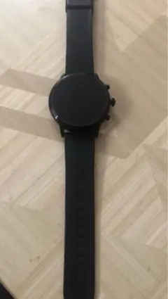 Fossil ブラック スマートウォッチ 本体