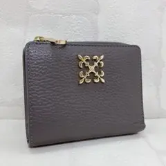 お値下げ！未使用品　ラシット二つ折り財布　牛革　ミニマルハーフウォレット 楽天市場】モノグラムプレートハーフウォレット russet ラシット 財布