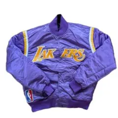 90s Starter レイカーズ スタジャン リバーシブル NBAのサムネイル