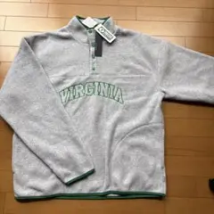 新品未使用❣️DISCUS ATHLETIC フリースジャケットホワイトグレーXL