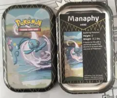 【海外】マナフィ　ダメカンケース　mini tin ポケモンカード