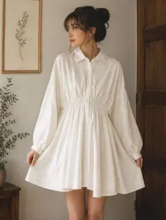新品 夏 GRL ノースリーブ ロングワンピース アイボリー 斎藤飛鳥