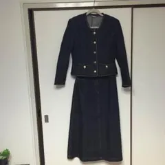 カネコイサオ スーツ デニム ロングスカート ピンクハウス好きな方にも☆