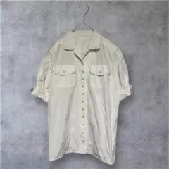 PINK HOUSE/ピンクハウス　コットン　フリルブラウス