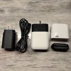 M-1011 ブラウン　髭剃り　 BRAUN mini 電気シェーバー ホワイト