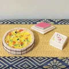 ハンドメイド ミニチュア ひな祭りセット No10