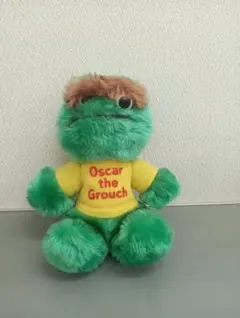 希少 80s ハズブロ セサミストリート オスカー ヴィンテージトイ ぬいぐるみ