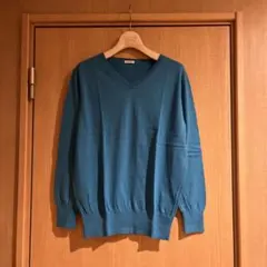 DRESSTERIOR Vネック 長袖 ニット ブルーのサムネイル