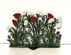 ドイツ ヴィルヘルム・シュバイツァー社 壁飾り ドイツ ヴィルヘルムシュバイツァー お花のリース 錫の壁掛け - メルカリ