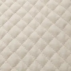 キルティング生地　生成り(平織り)　裏地∶綿