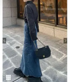 グレイル GRL デニムカーゴスカート カーゴデニムスカート gn142