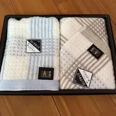 DAKS チェック柄 タオル2枚セット新品未使用