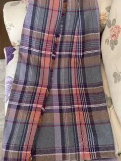 EMMEL REFINES チェック柄タイトスカート