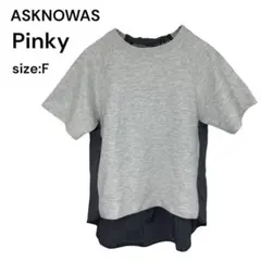 アズノゥアズピンキー　Pinky シャツ　トップス　半袖　FREE おしゃれ