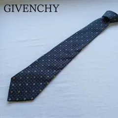 ジバンシィ ネクタイ 紺色 ドット調デザイン 人気の上質モデル【n6877】