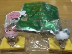 松屋×ちいかわ　オリジナルフィギュア 古本屋、モモンガ