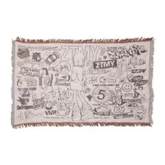 Jacquard Towel大判ジャガードタオルケット ずっと真夜中でいいのに