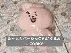 BT21_たっとんベーシックぬいぐるみ L COOKY