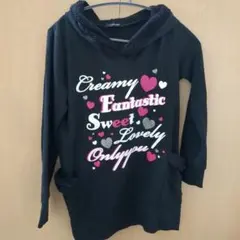 fesmy フード付きトレーナー ブラック