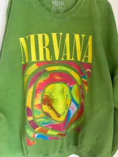 坪*太様 NIRVANA えんじスウェット | Mercari