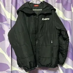 Capture 黒 フーディナイロンジャケット ジップアップ アウタージャンパー
