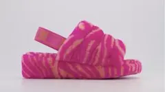 UGG ファーサンダル　ピンク　ゼブラのサムネイル